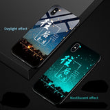Luxury Starry Tempered Glass iPhone