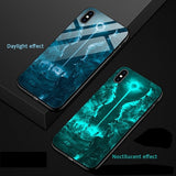 Luxury Starry Tempered Glass iPhone