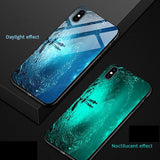 Luxury Starry Tempered Glass iPhone