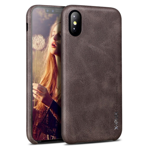 X-Level Luxury Leather Case For iPhone