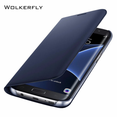 Flip Wallet Leather Case For Samsung
