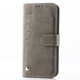 Matte Leather Rotate Multi-card Slot  iPhone
