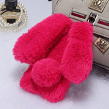 Rabbit Fur Cases For Samsung