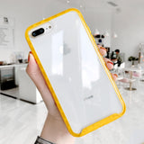 Candy Color Wave point Frame Shockproof  iphone